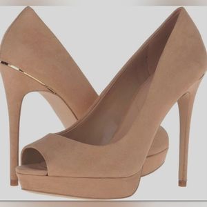 Aldo - Depietro beige suede heels